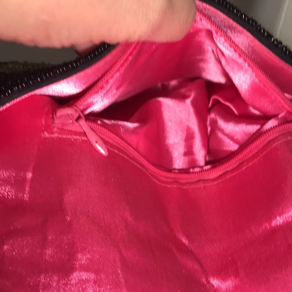 Christina multi beaded baguette bag w suede strap - Picture 12 of 15